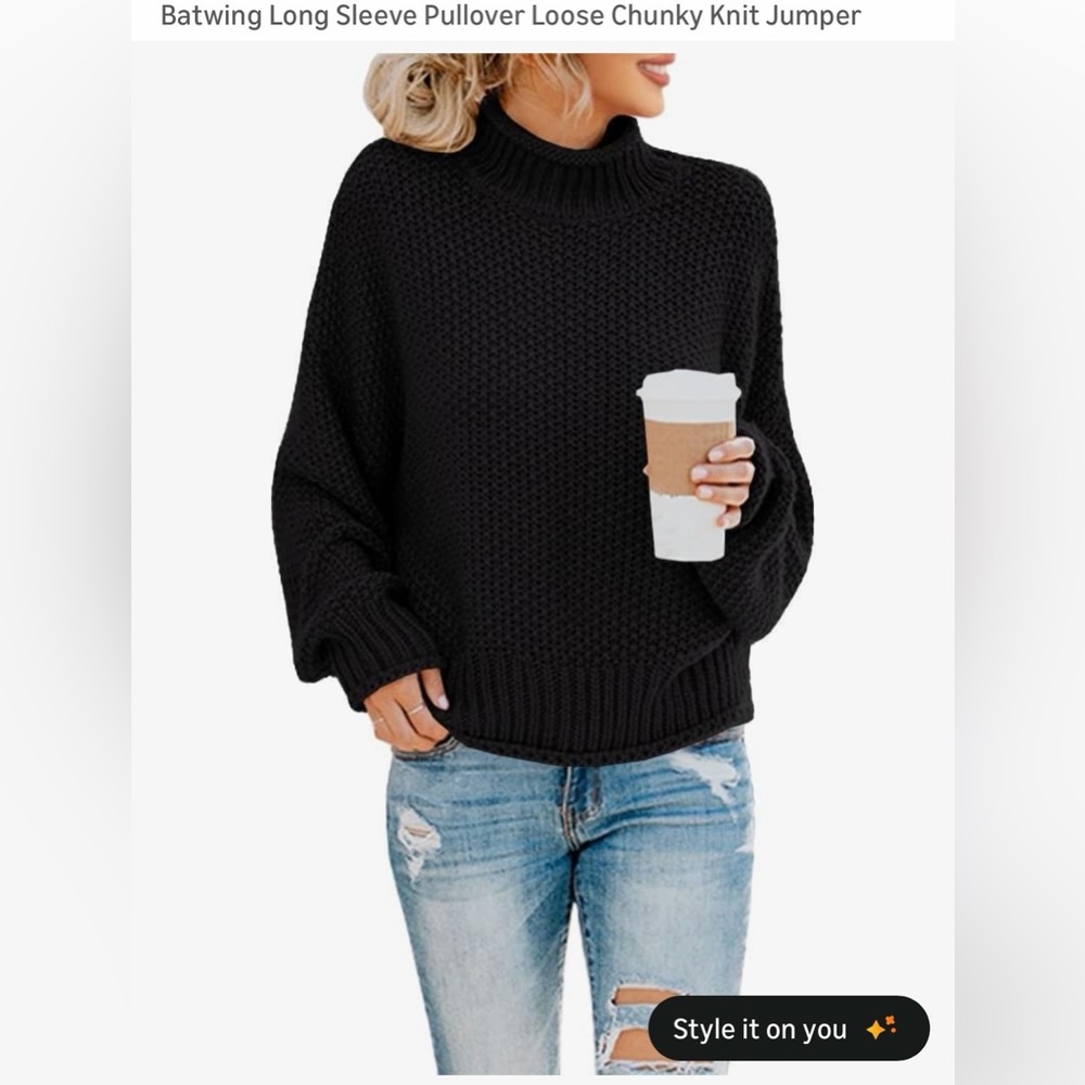 Black Knit Sweater